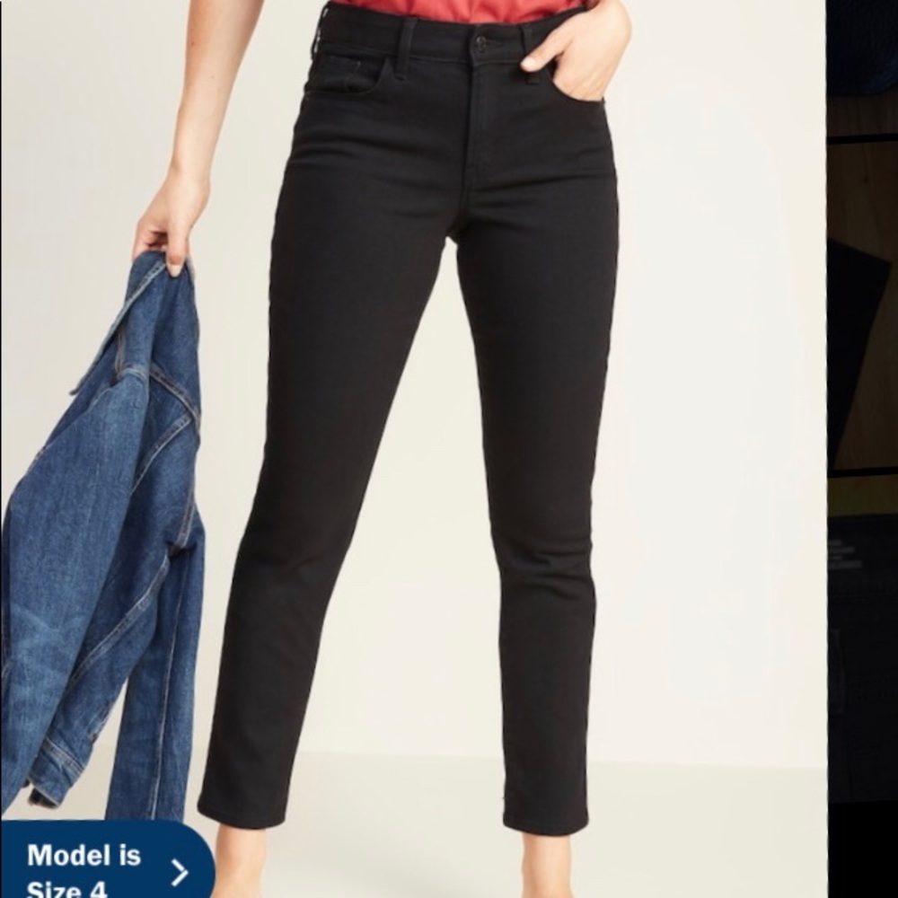 Old Navy Power Slim Straight high-rise jeans